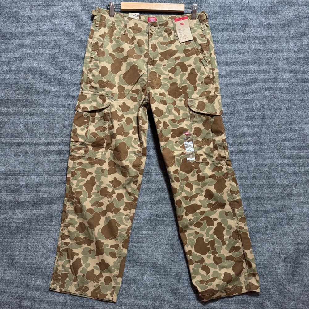 Levis‎ XX Cargo Pants Mens 31x30 BAGGY Camo Ripstop